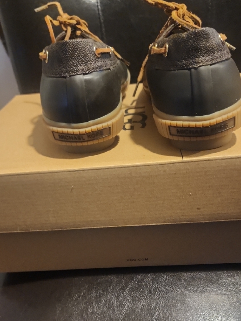 Michael Kors Brown and Tan Duck Shoes - Picture 3 of 5